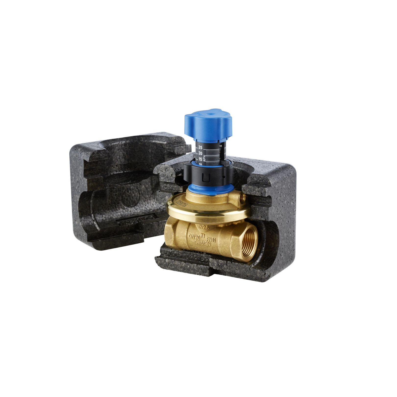 Danfoss Differenzdruckregler ASV-PV20 IG PN16 Rp 3/4 0,05-0,25bar KVS 2.5 Messing 003Z5602