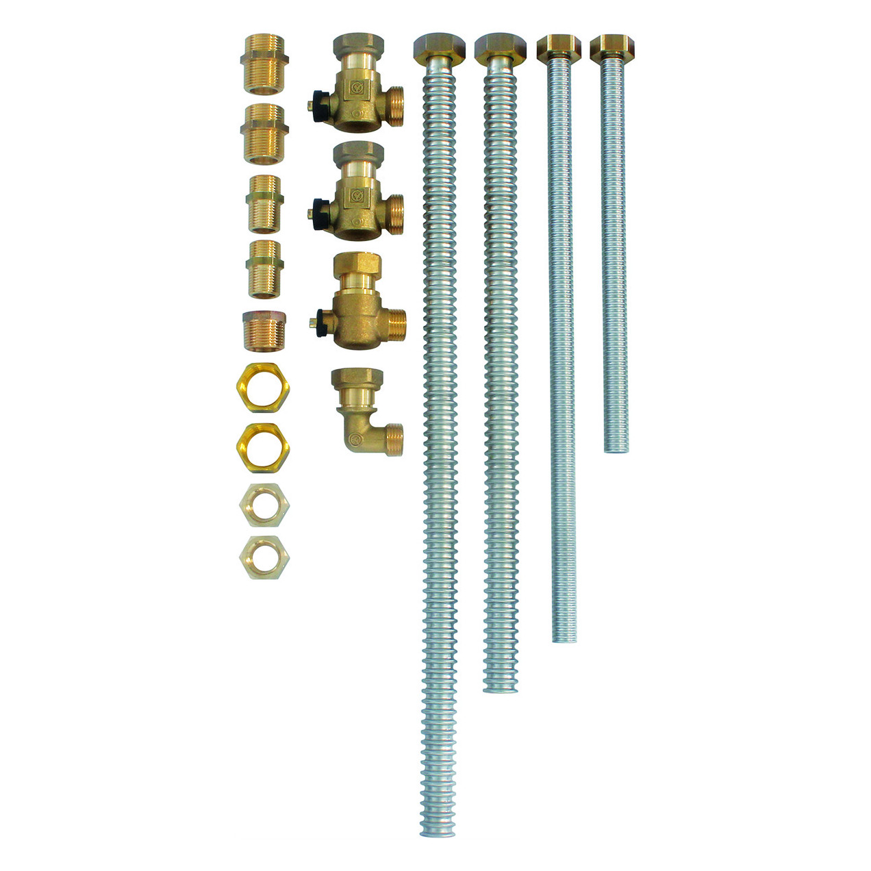 Vaillant VCW-Installations-Set AP UP Neu Altinstallation ecoTEC pure Kombitherme Edelstahlwellrohr Wartungshähne 0010030694