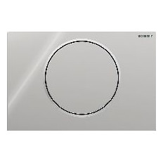 Geberit Betätigungsplatte Sigma10 Spül-Stopp glanzchrom mattchrom Kunststoff rund 115758KH5