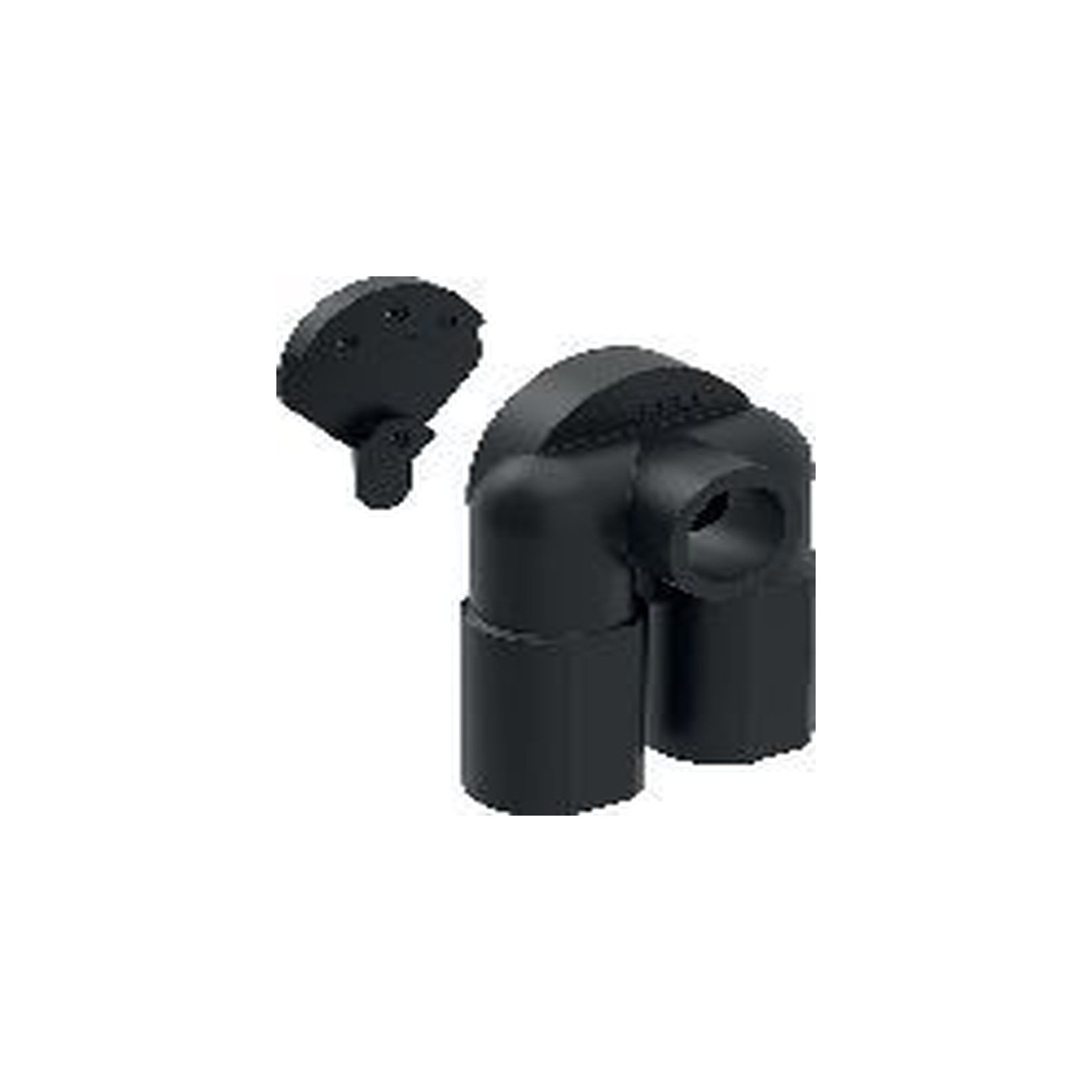 GEBERIT Schalldämmset Doppelanschlusswinkel 90Grad DN15 1/2 Zoll EPDM 2-teilig 601805001