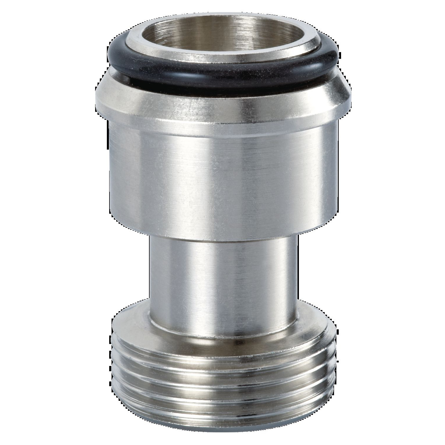 Hummel Teleskop Anschluss G1-2 O-Ring-Abdichtung Messing vernickelt 2559120001