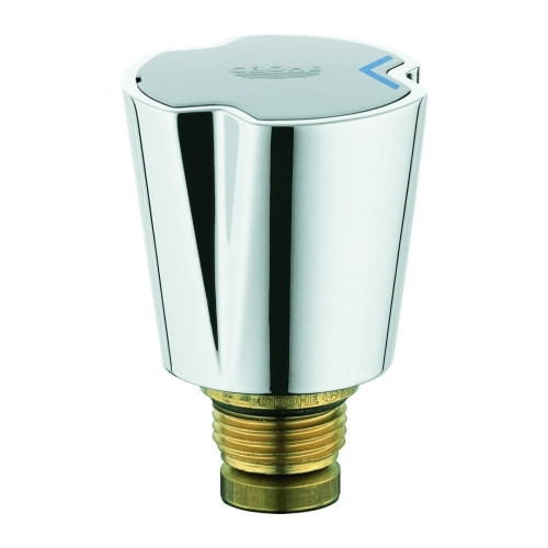Grohe Oberteil Costa 1/2 Zoll Markierung blau rot Chrom Metallgriff wärmeisoliert 45959000