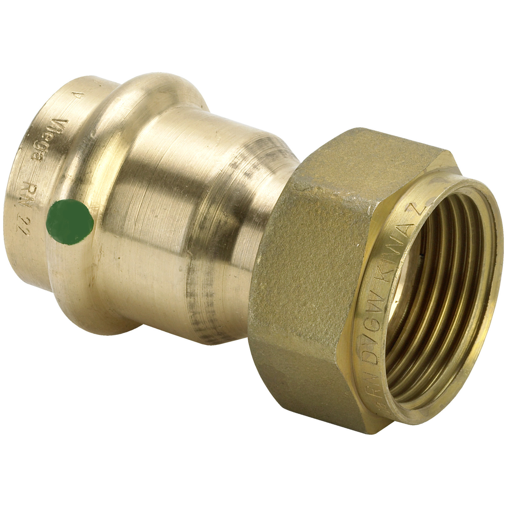Viega Sanpress Verschraubung 28mm x 1 Zoll flachdichtend SC-Contur EPDM Dichtung 692629