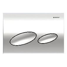 Geberit Betätigungsplatte Kappa20 2-Mengen-Spülung glanzverchromt Kunststoff 115228211