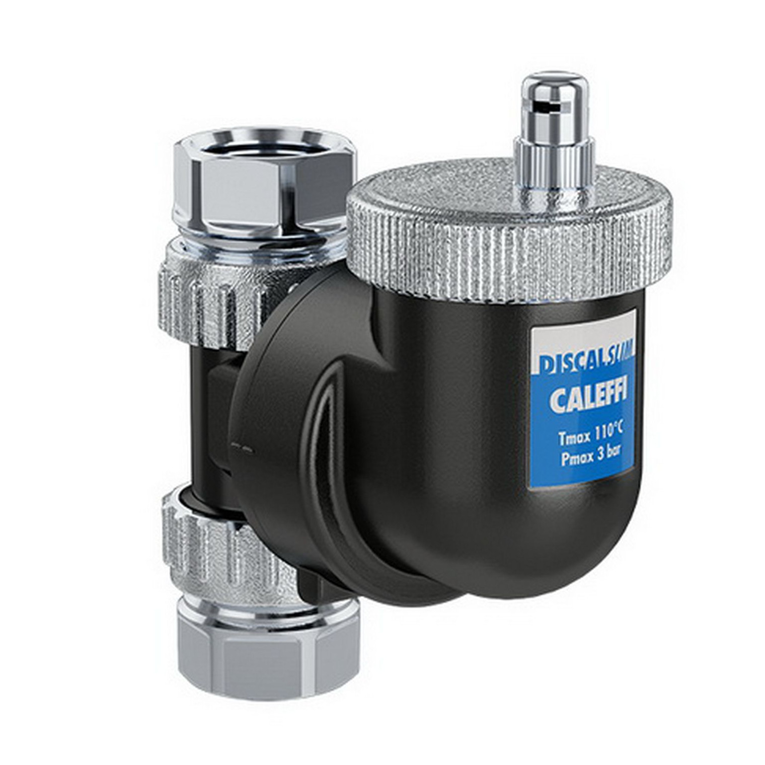 Caleffi Mikroblasenabscheider Discal Sli 1 Zoll IG Technopolymer 360 Grad drehbar 551806