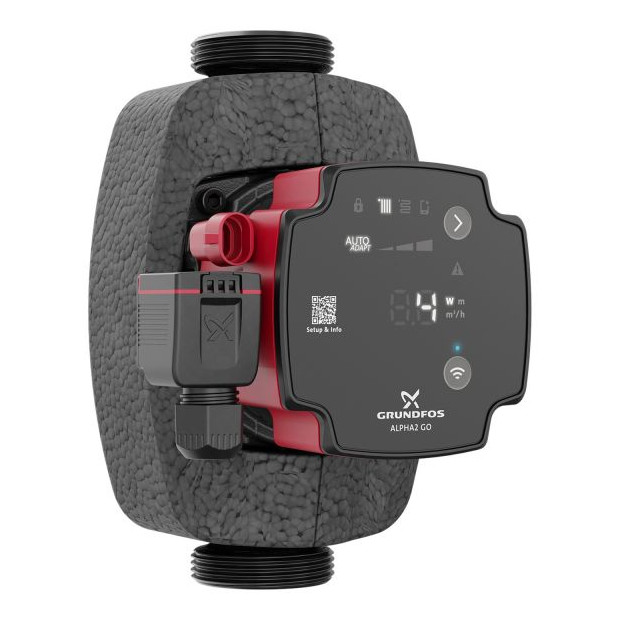 GRUNDFOS Heizungspumpe ALPHA2 GO 25-75 180 Hocheffizienzpumpe PWM Steuerung 93094220