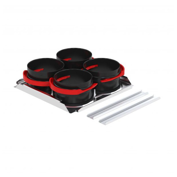 Zehnder Montageplatte ComfoWell CW 4x DN90P 220x230x40mm RapidLock 990323611