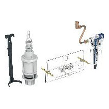 Geberit Umbauset Typ 16.600 UP-SPK Baujahr 2025 Fließdruck 10-1000 kPa Schutzplatte Heberglocke 215423005