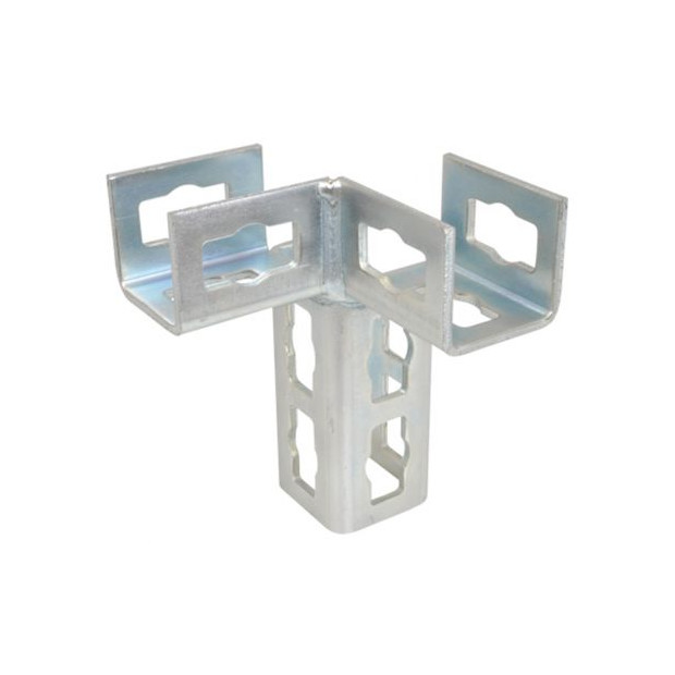 Walraven Knopfverbinder PushStrut 3D 6-3-3 elektrolytisch verzinkt Schienenverbinder 6594030