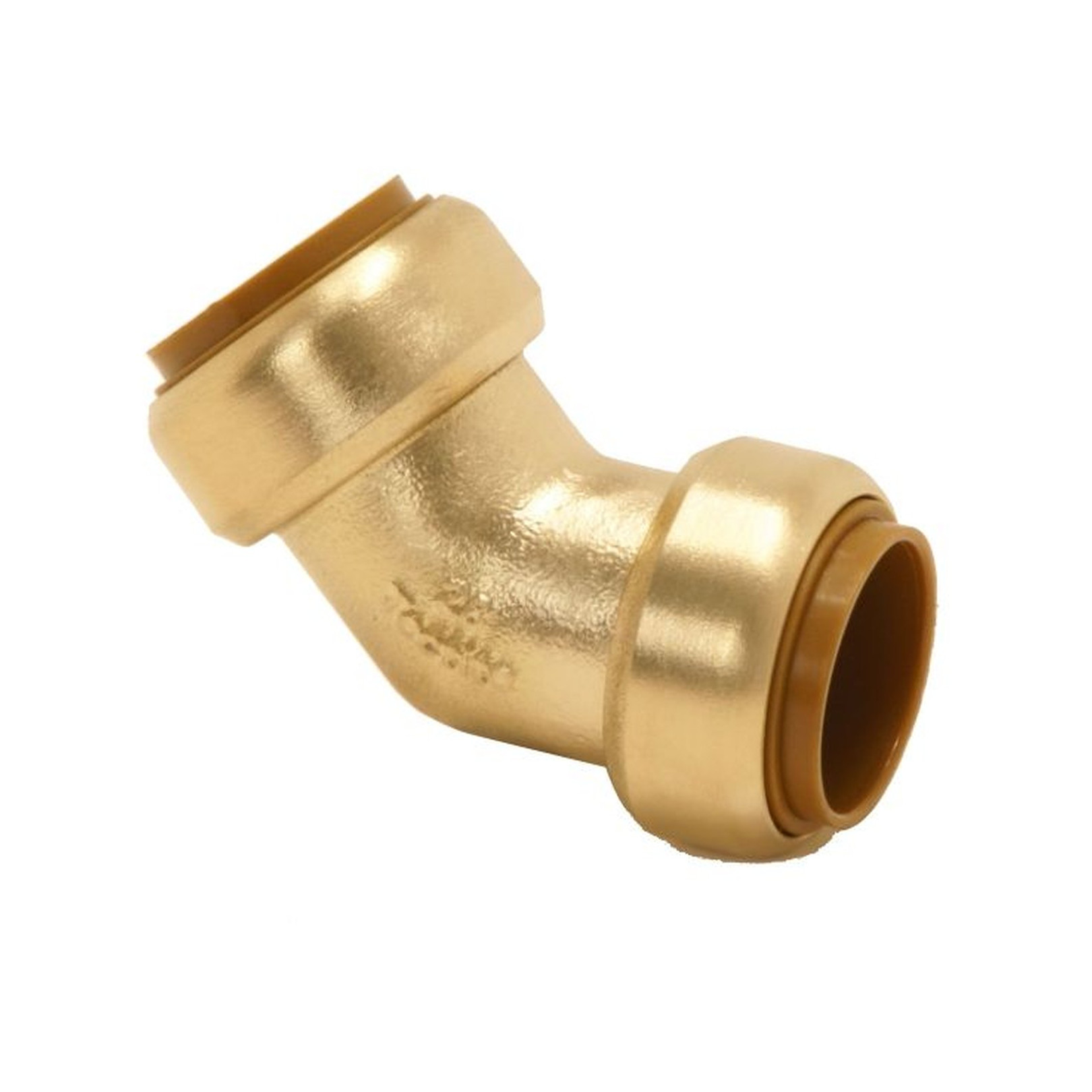VSH Seppelfrickeke Steckfitting Winkel 45 Grad Tectite Classic T21 22x22 mm Messing DVGW 5 Stück 4753111