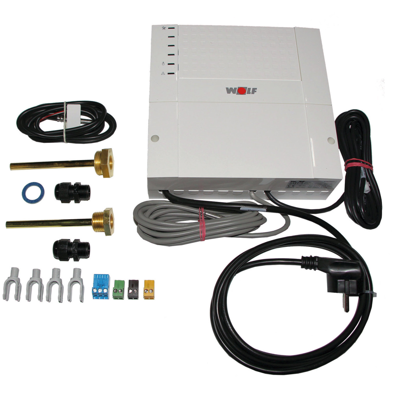 WOLF Solarmodul SM1-2 Reglereinsatz Solarpumpengruppe Kollektorfühler Speicherfühler eBus 2745936