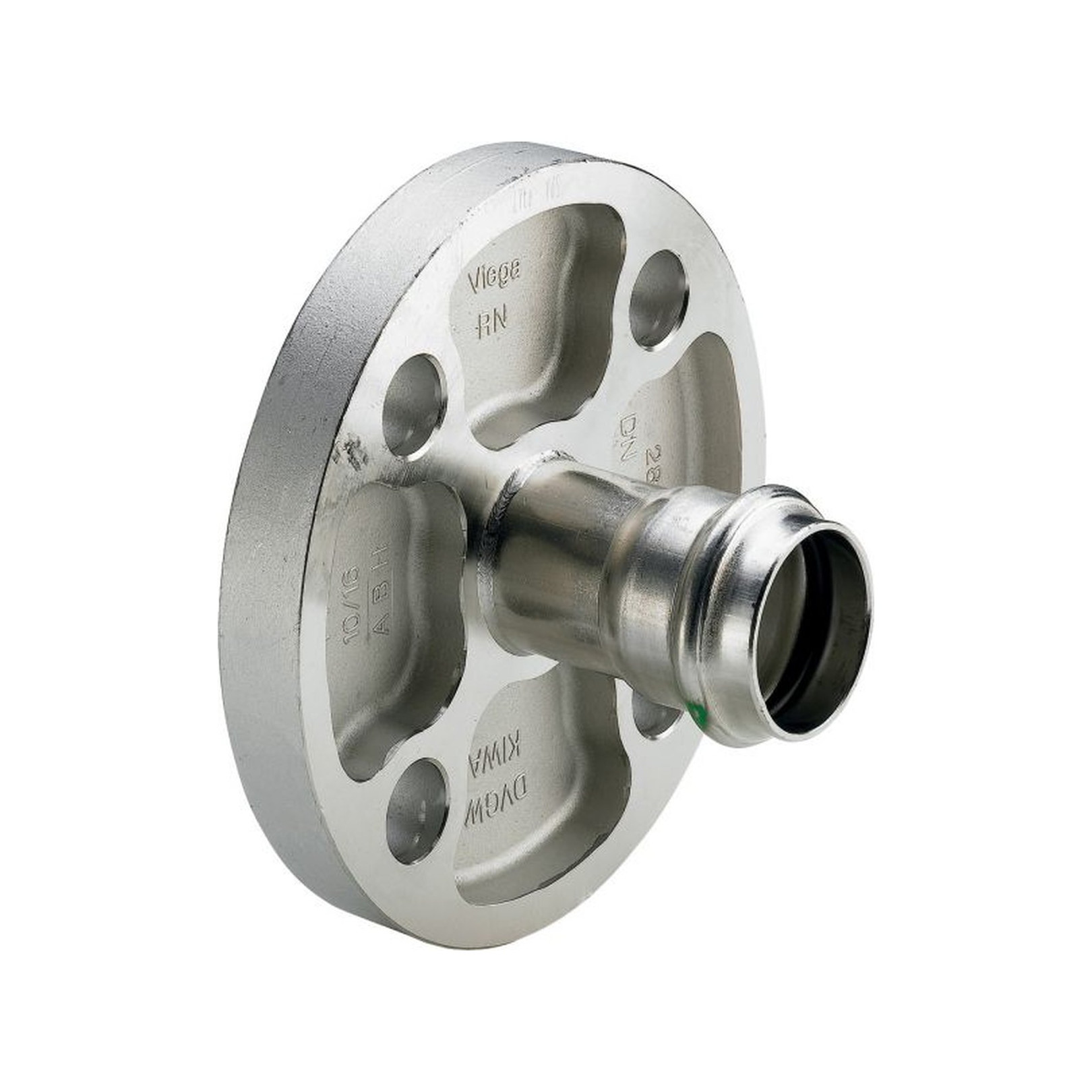 Viega Sanpress Inox Flanschübergang 2359 Edelstahl DN 40 PN 10/16 593346