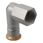 Geberit Pressfitting Mapress Therm Übergangswinkel 90Grad IG d28 Rp1 Edelstahl CIIR Pressindikator 43806