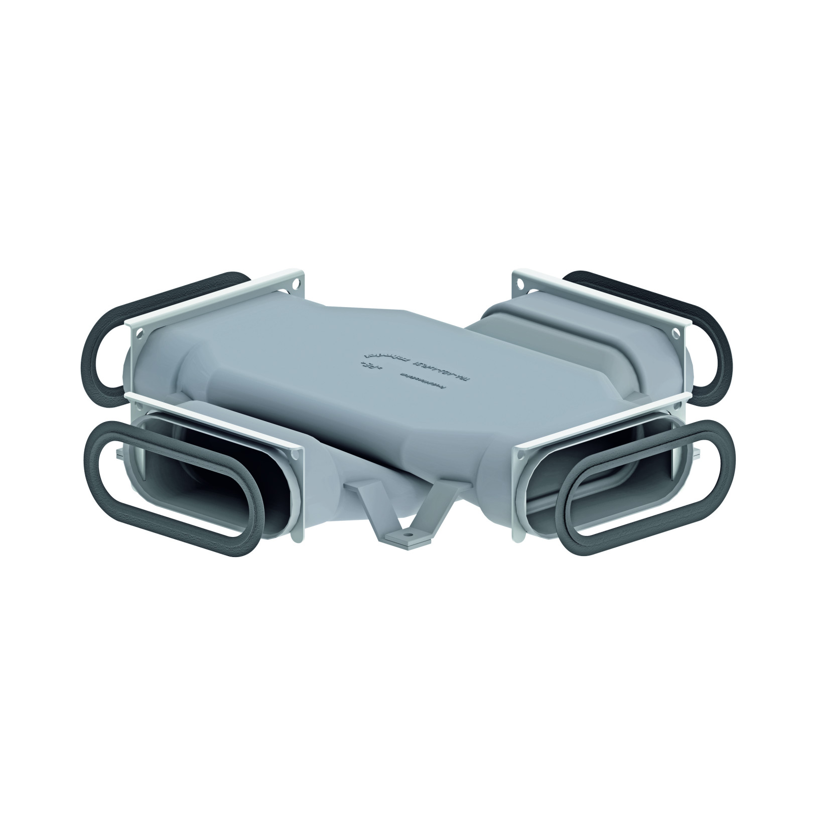 Zehnder KreuzungsStück ComfoFit flat 51 ComfoTube flat 51 grau HDPE Dichtung 990322154