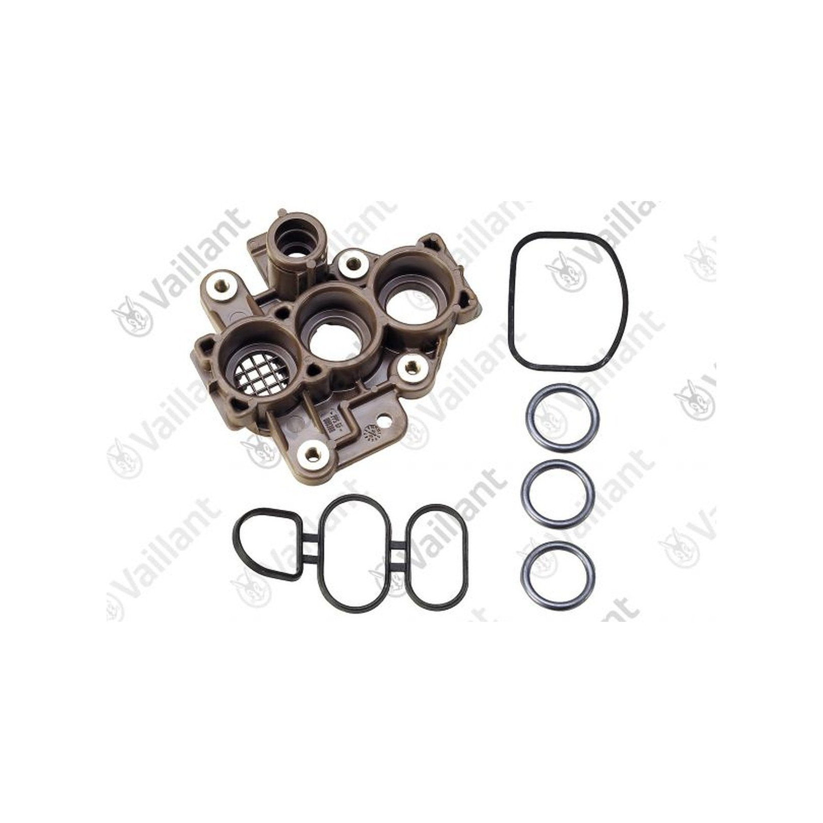 Vaillant Flanschplatte Edelstahl kompatibel VC VCW Serie 082424