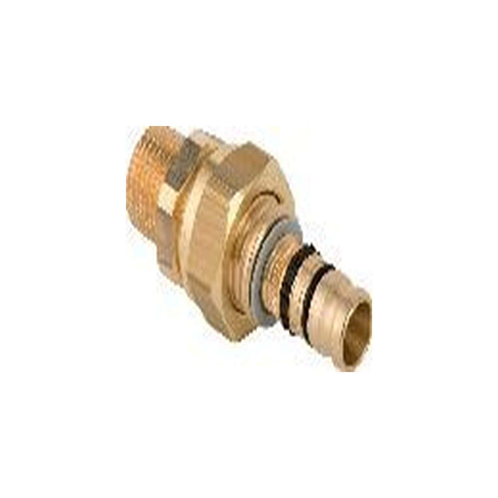 Geberit Mepla Übergangsverschraubung d16xDN15 1/2 AG Rotguss Außengewinde 72 mm 601590005