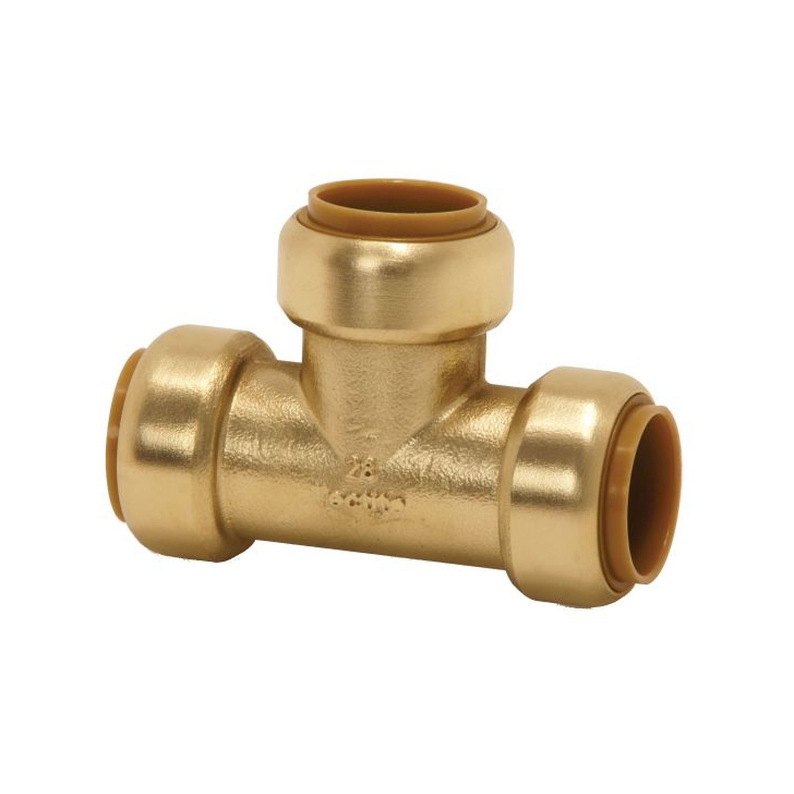 VSH Seppelfricke Steck-T-Stück Tectite Classic T130 28x28x28 mm Messing DVGW lösbar 2 Stück 4750746