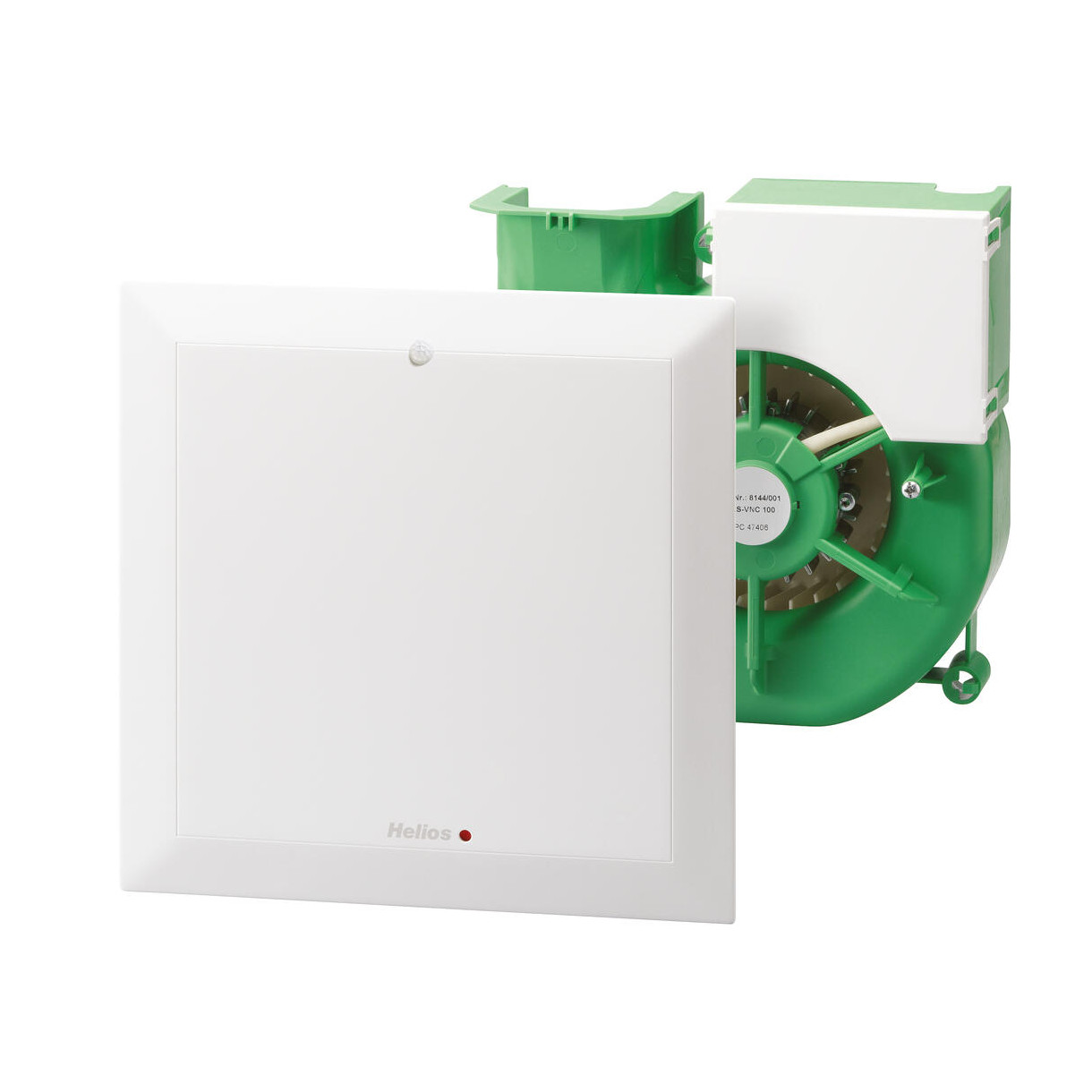 Helios Ventilatoreinsatz ELS-VP 60 Präsenzmelder Nachlauf 60 m³/h IP55 Dauerfilter 08149
