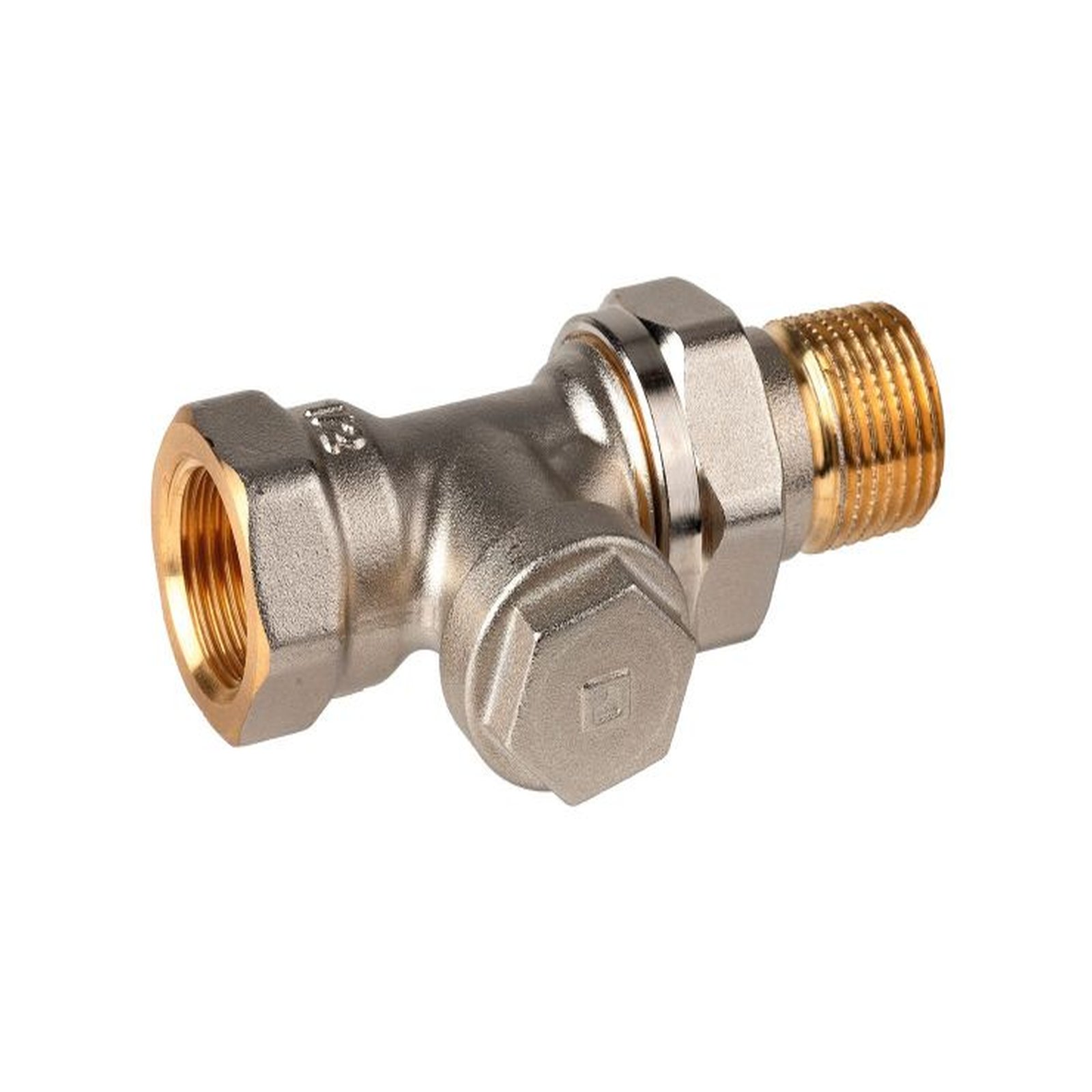 Honeywell Rücklaufverschraubung Verafix E Durchgang DN15 1/2 Zoll absperrbar voreinstellbar V2420D0015