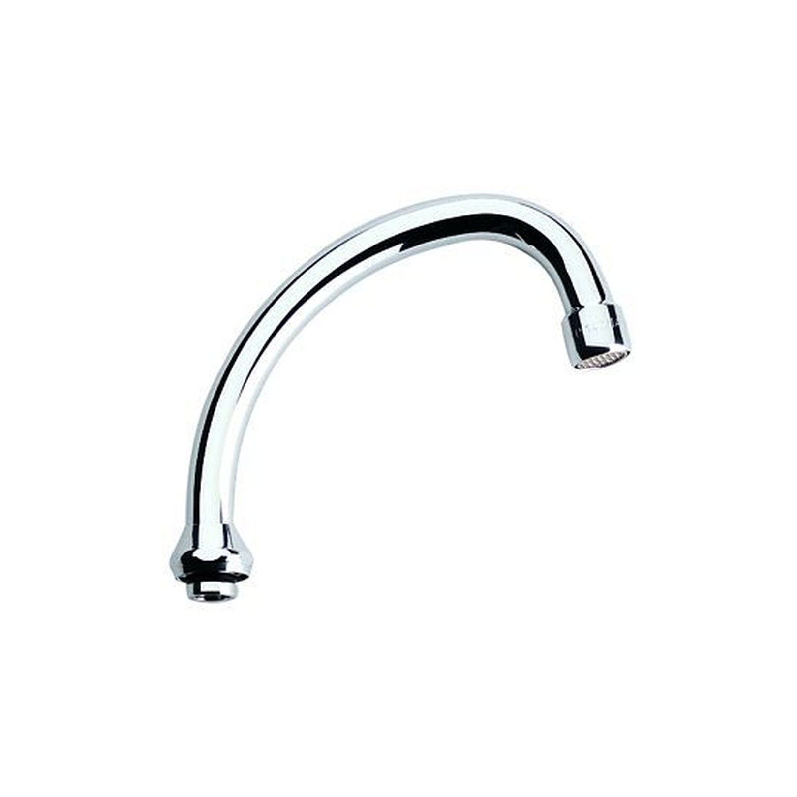GROHE Rohrauslauf 13071 Ausladung 140 mm schwenkbar Innengewinde 3/4 Zoll Messing verchromt 13071000