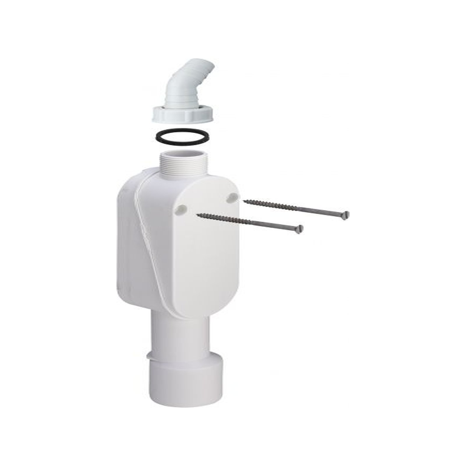 Viega Geruchverschluss 5636.1 364687 40mm Wandmontage senkrechter Abgang Kunststoff