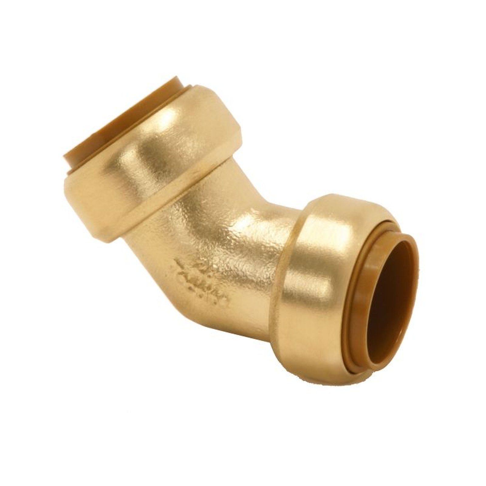 VSH Seppelfricke Steckfitting Winkel 45 Grad Tectite Classic T21 22x22 mm Messing DVGW 5 Stück 4753111