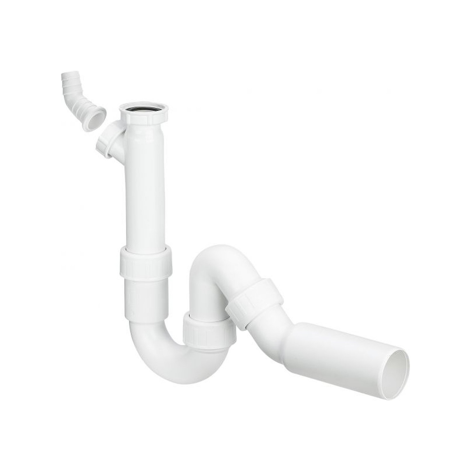 Viega Röhrengeruchsverschluss 7985.30 1 1/2x50mm Kunststoff 45Grad Abwasserschlauchanschluss 101206