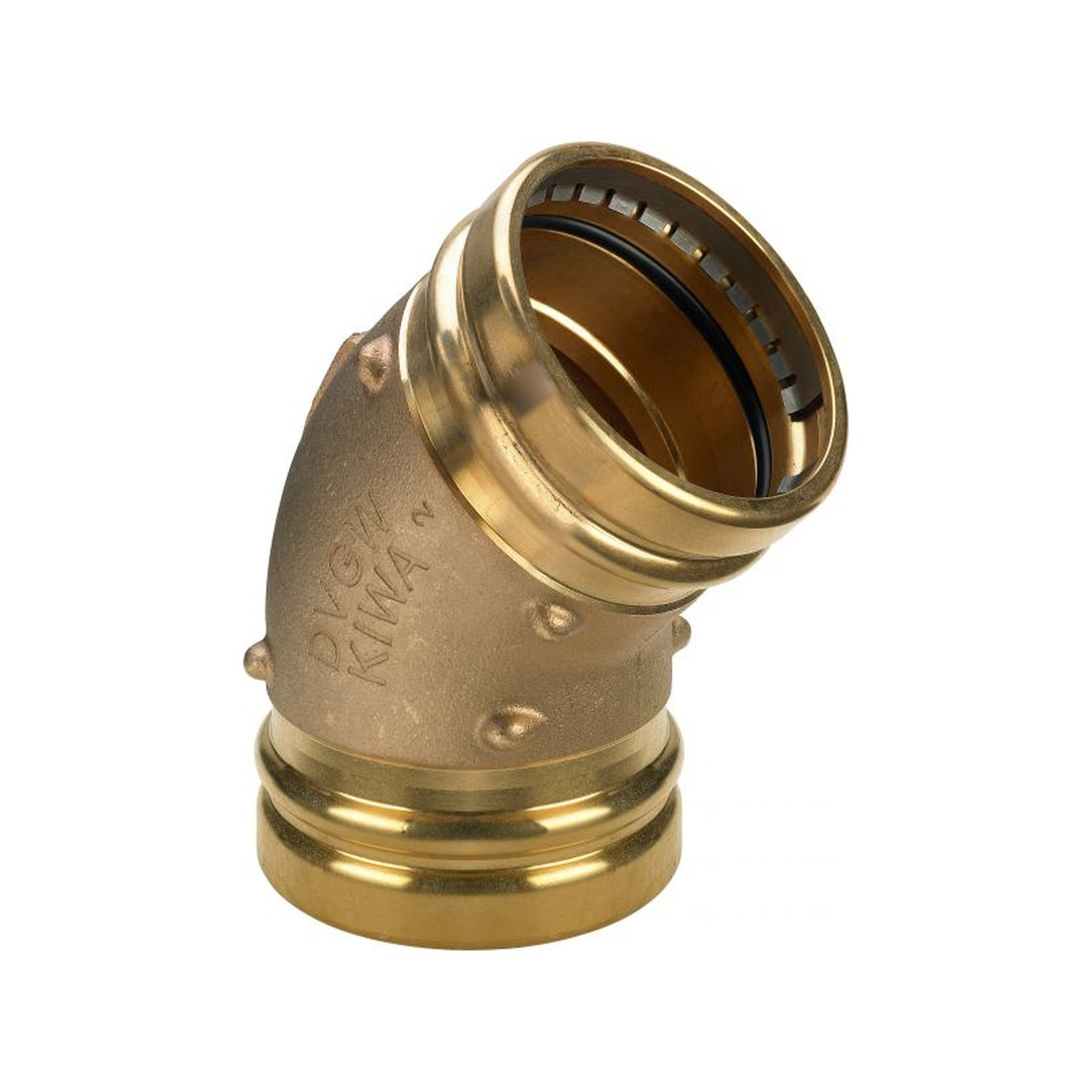 Viega Sanpress XL-Bogen 45 Grad Rotguss EPDM SC-Contur 351359