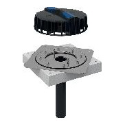 Geberit Dachwassereinlauf Pluvia d56 12l-s Edelstahl Befestigungsflansch 359105001