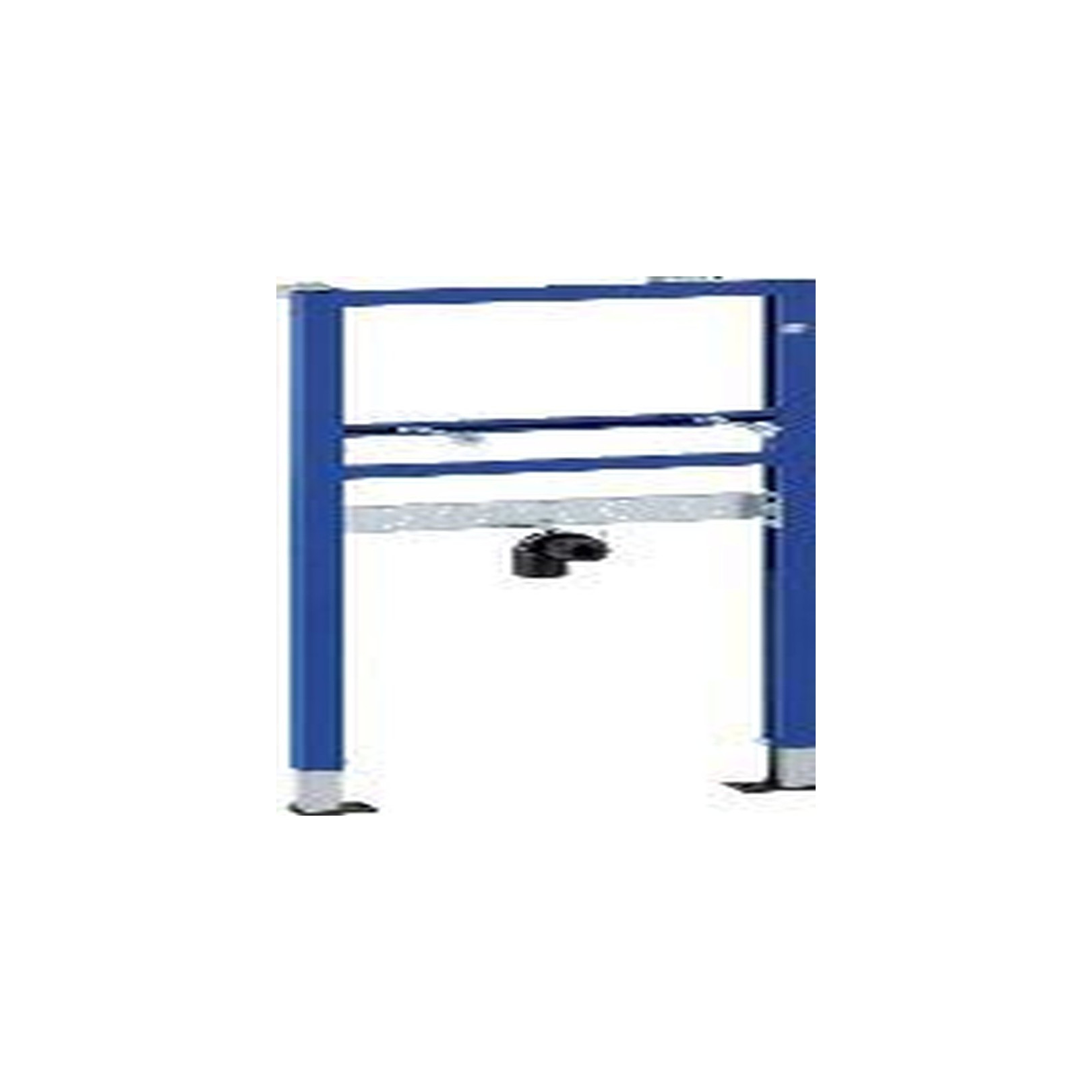 Geberit Waschtisch Element DuofixBasic 112 cm Standarmatur höhenverstellbar PE-HD Anschlussbogen Wandanker 458404001