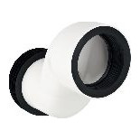 Geberit Anschlussstutzen Set Wand-WC etagiert 7 cm PP weiß-alpin 131108111