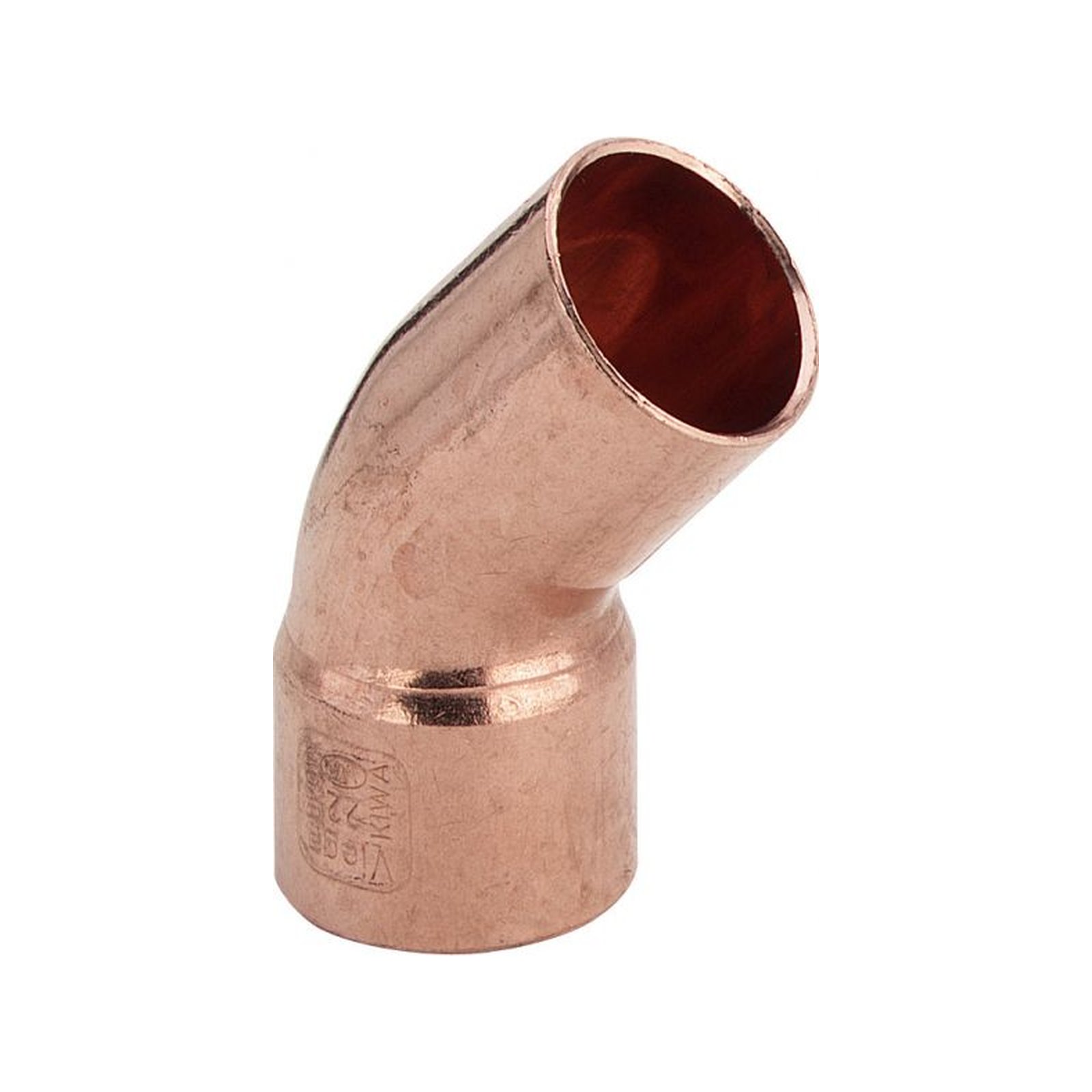 Viega Kupferbogen 95040 45 Grad 35 mm 1 Muffe Lötanschluss 104955