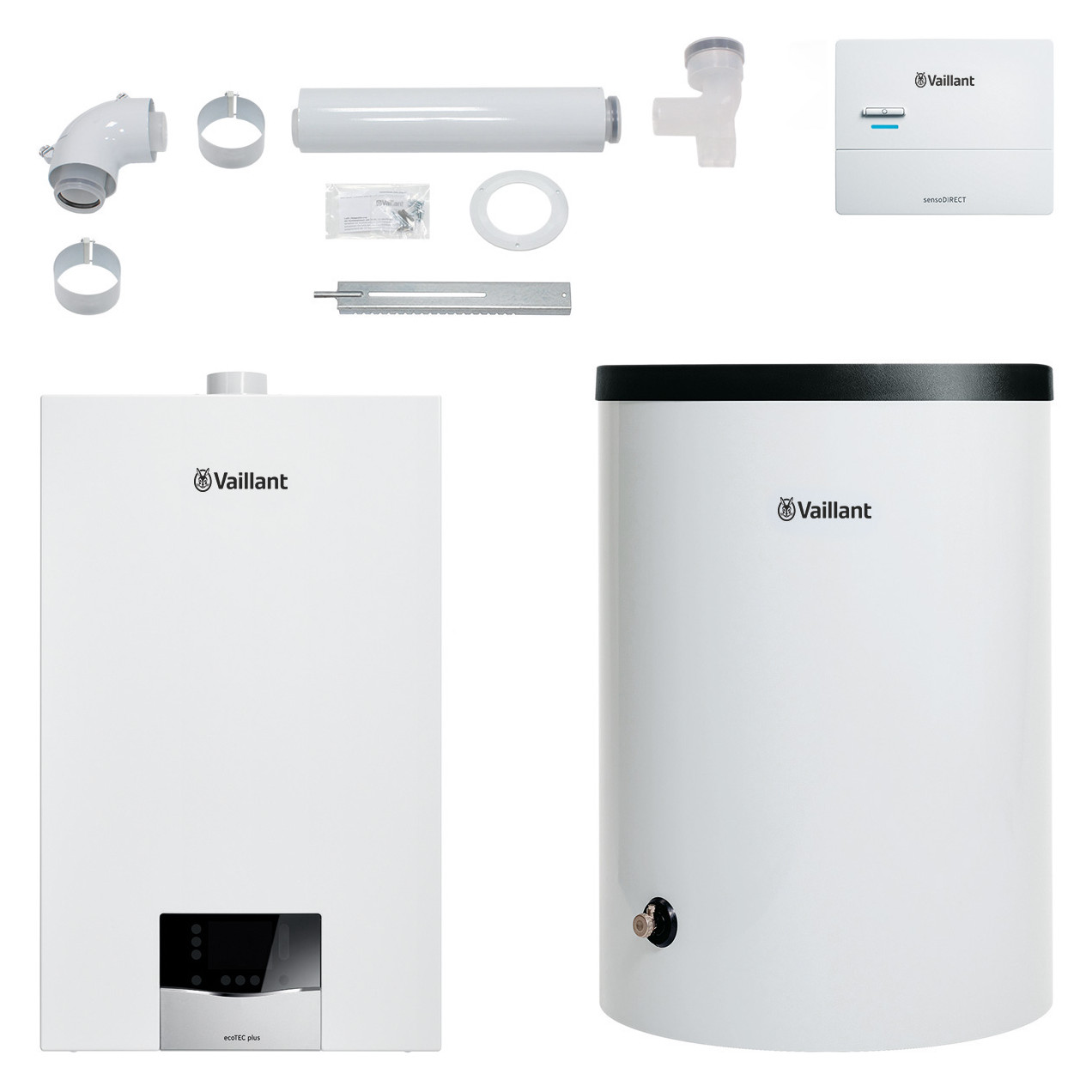Vaillant Paket ecoTEC plus VC 15CS/1-5 VRC 710 VIH R 120 LAS starr 8000013863