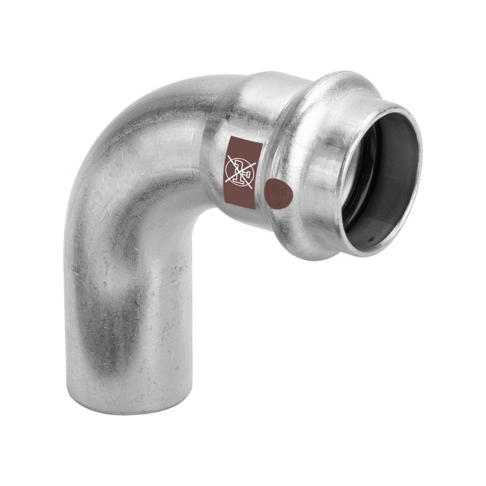 Viega Temponox Bogen 1716.1 IxA 42 mm 90 Grad Stahl nichtrostend SC-Contur 809775