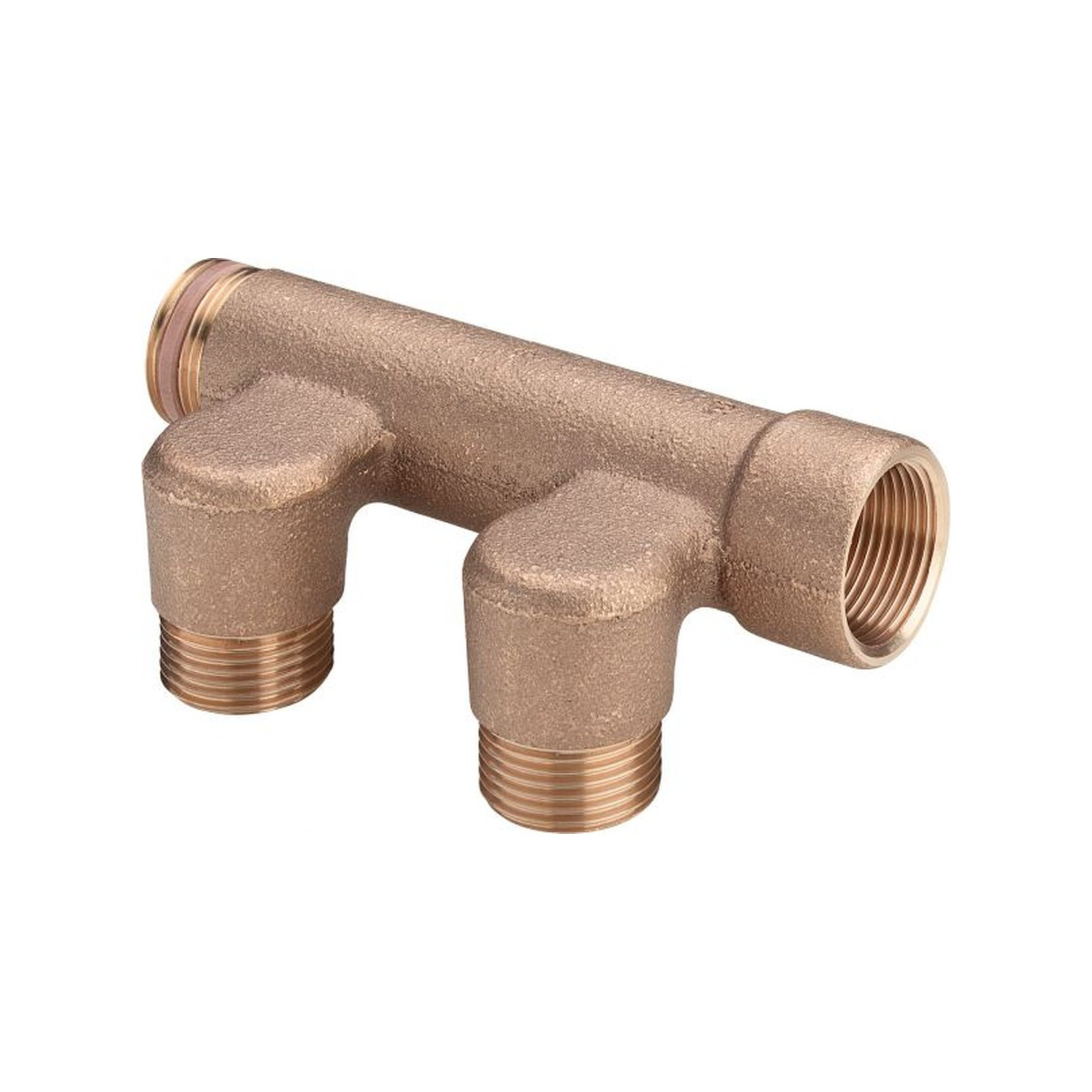 Viega Verteiler SANFIX 2005.7 3-4 IG-AG 2-fach Rotguss 104658