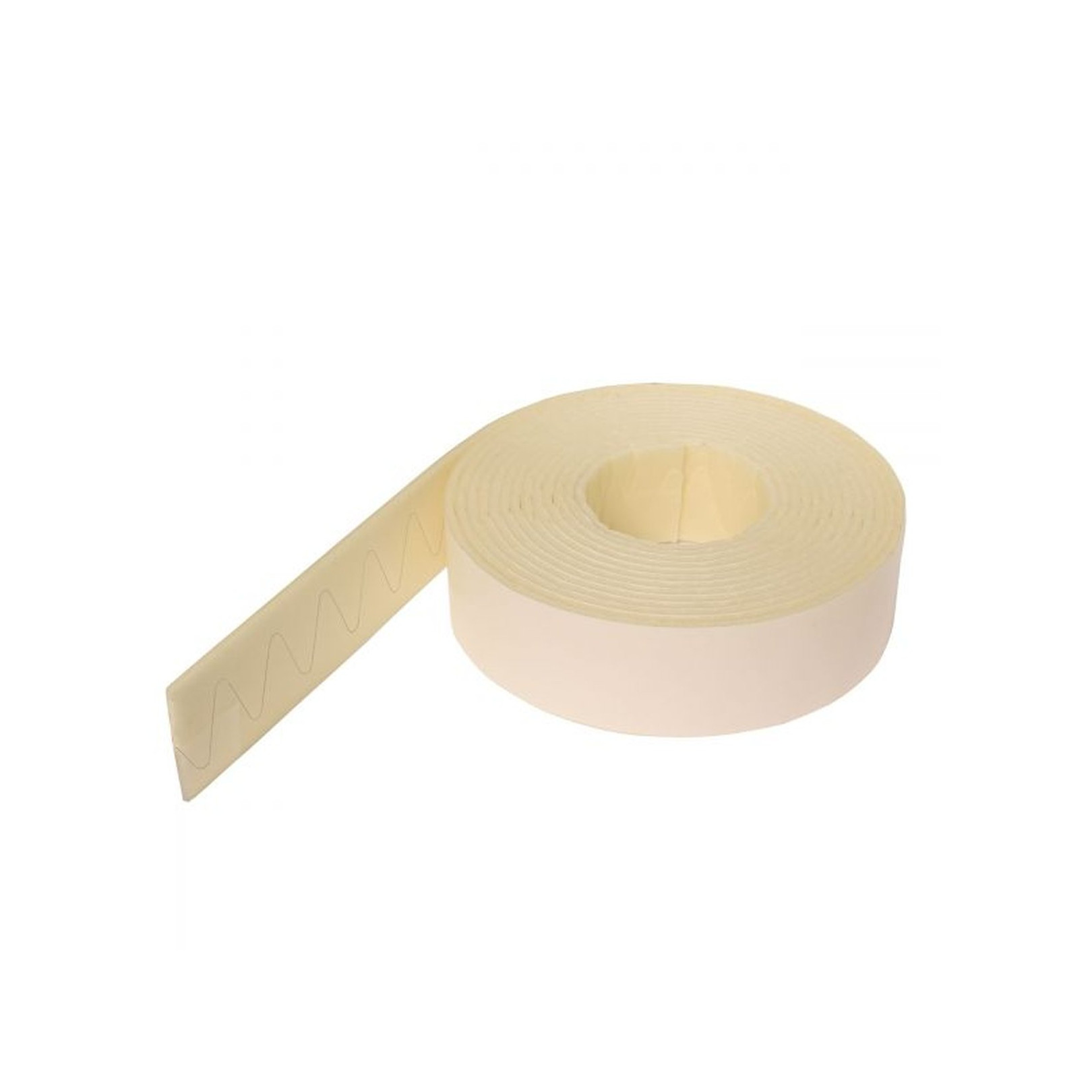 Köro Zick-Zack-Montageprofil 4500x40x3 Weiss PE-Schaum 125111001