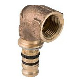 Geberit Mepla Übergangsbogen 90Grad IG d16 Rp1-2 Rotguss 601256005