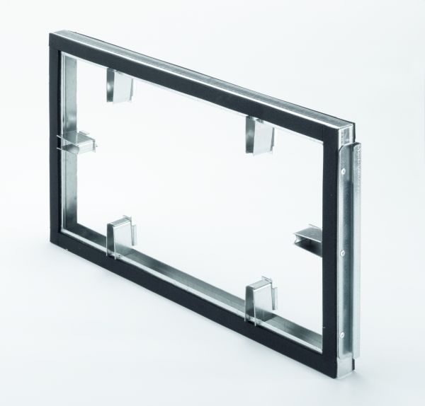 Zehnder Distanzrahmen ComfoWell CW420 Stahlblech verzinkt 420x230x24 mm Fixierschieber 990323624
