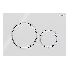 Geberit Betätigungsplatte Sigma 20 2-Mengen-Spülung weiß hochglanz-verchromt Kunststoff 115882KJ1