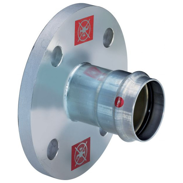 Viega Flansch Pressfitting Prestabo 1159 54mm DN50 unlegierter Stahl verzinkt SC-Contur 643560