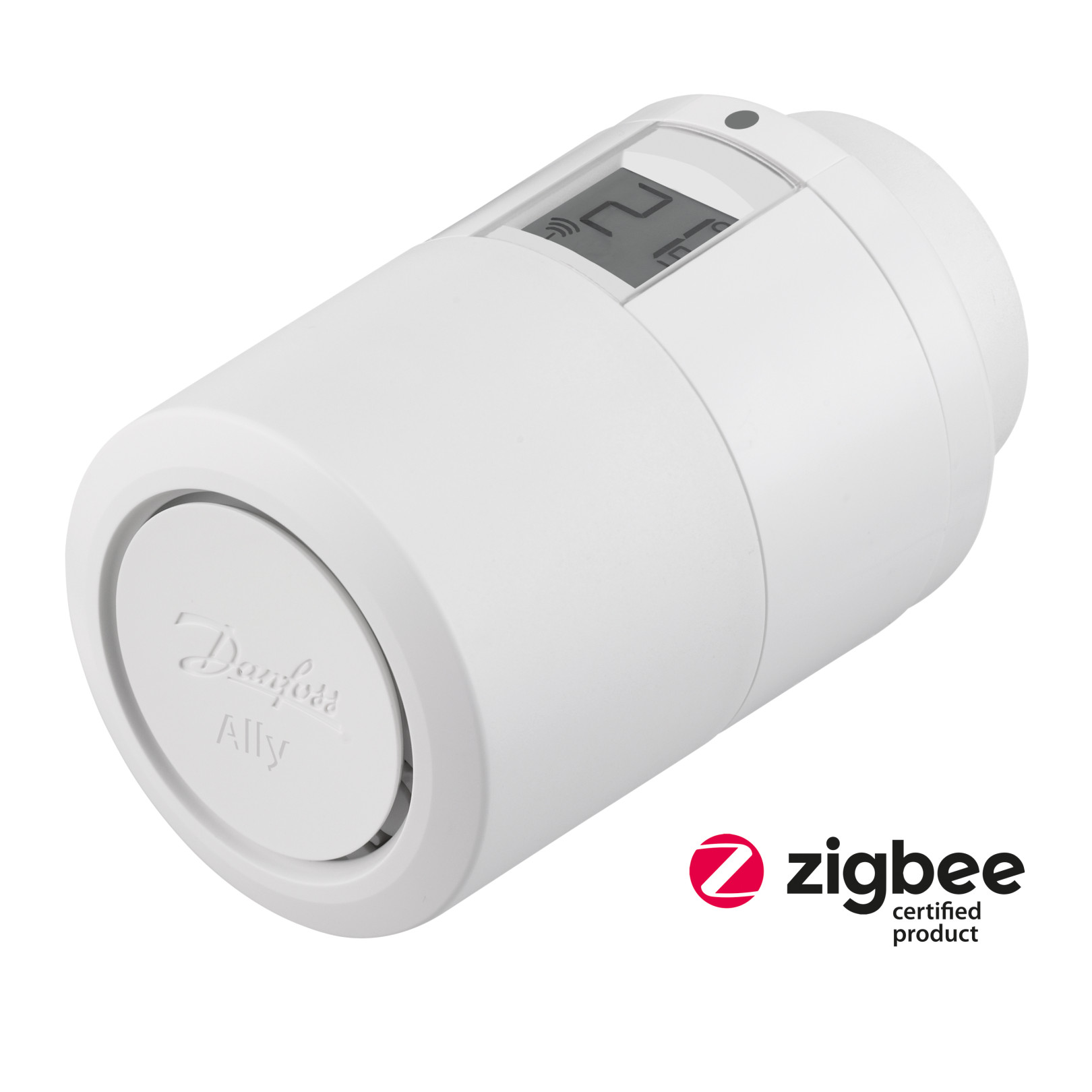 Danfoss Ally 014G2420 elektronischer Heizkörperthermostat ZigBee PID-Regler LCD 5-35C