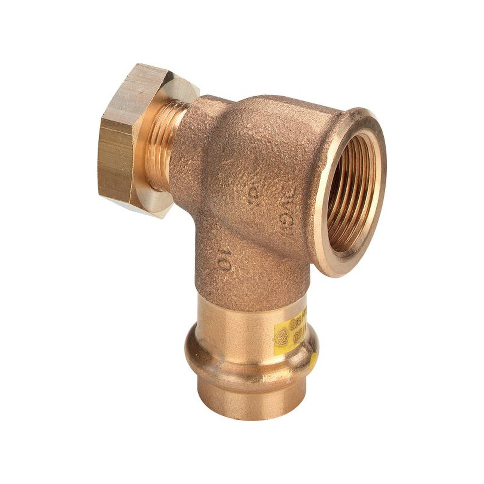 Viega Profipress G 2614.6 Winkel Rotguss 28x1 Zoll Innengewinde Gas 473747