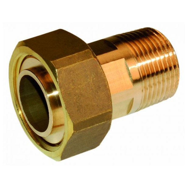 AALBERTS Wasserzaehler Verschraubung SEPP AQUA 7603 DN15 AG blank 0005610