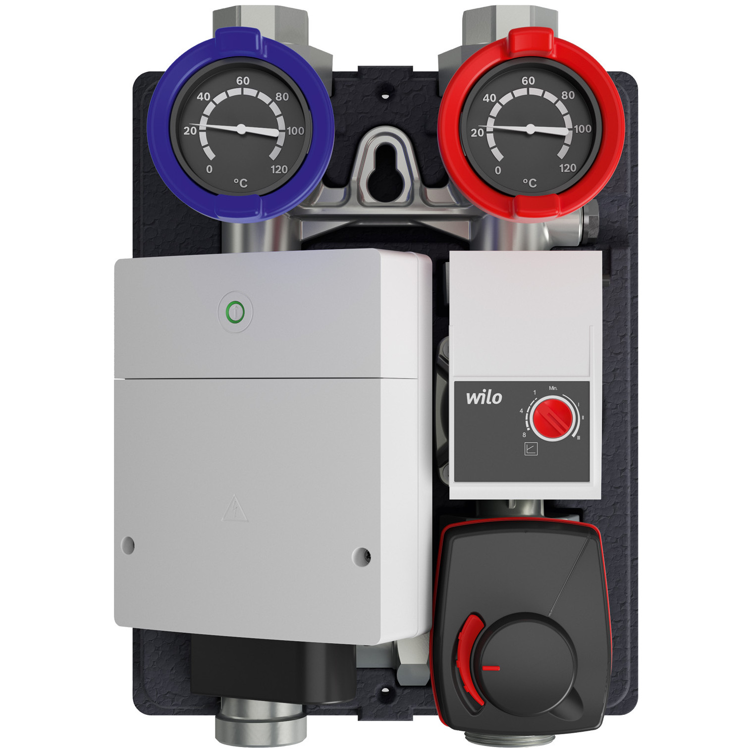 Bosch Heizkreis-Schnellmontagesystem HSM25/6 MM100 BO Mischer DN25 Mischermodul Kompakt-Wärmedämmung 7736601155