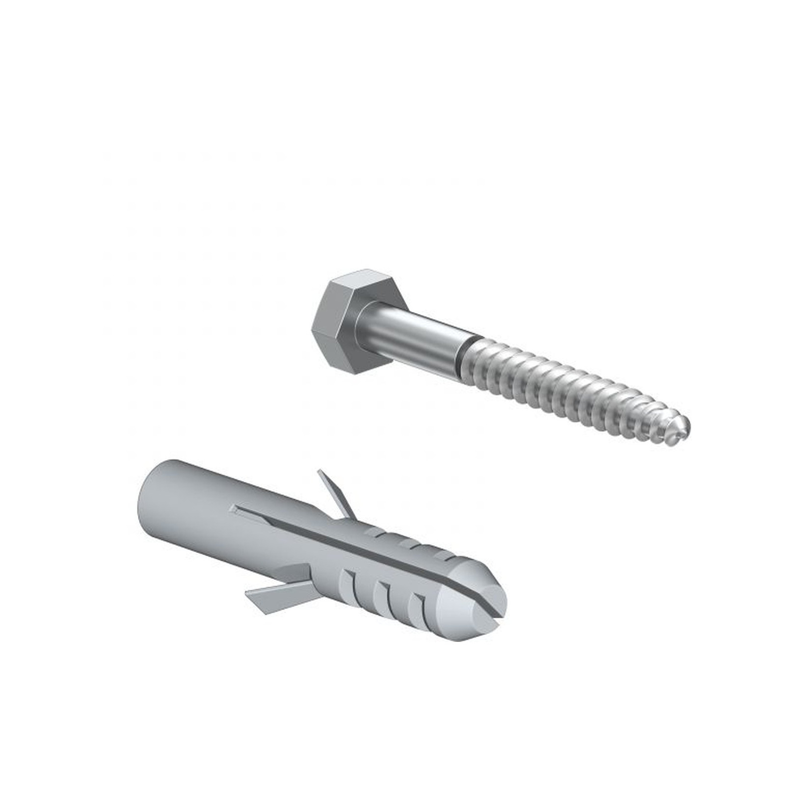 Wemefa Schrauben Dübel Set 3x 8plus60 3x 10mm 10-307