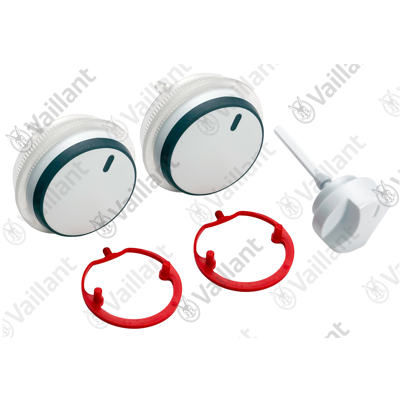 Vaillant Knopf Set weiss Ersatzteil Heizgerät kompatibel 0020048920