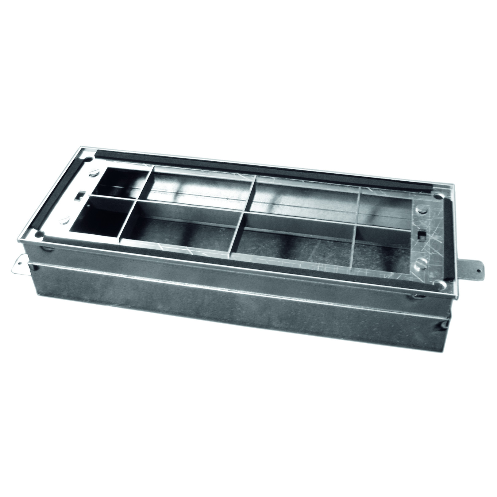Zehnder Teleskoprahmen ComfoCase CLD breit Bodeneinbau verzinkter Stahl H60-95mm 988320370