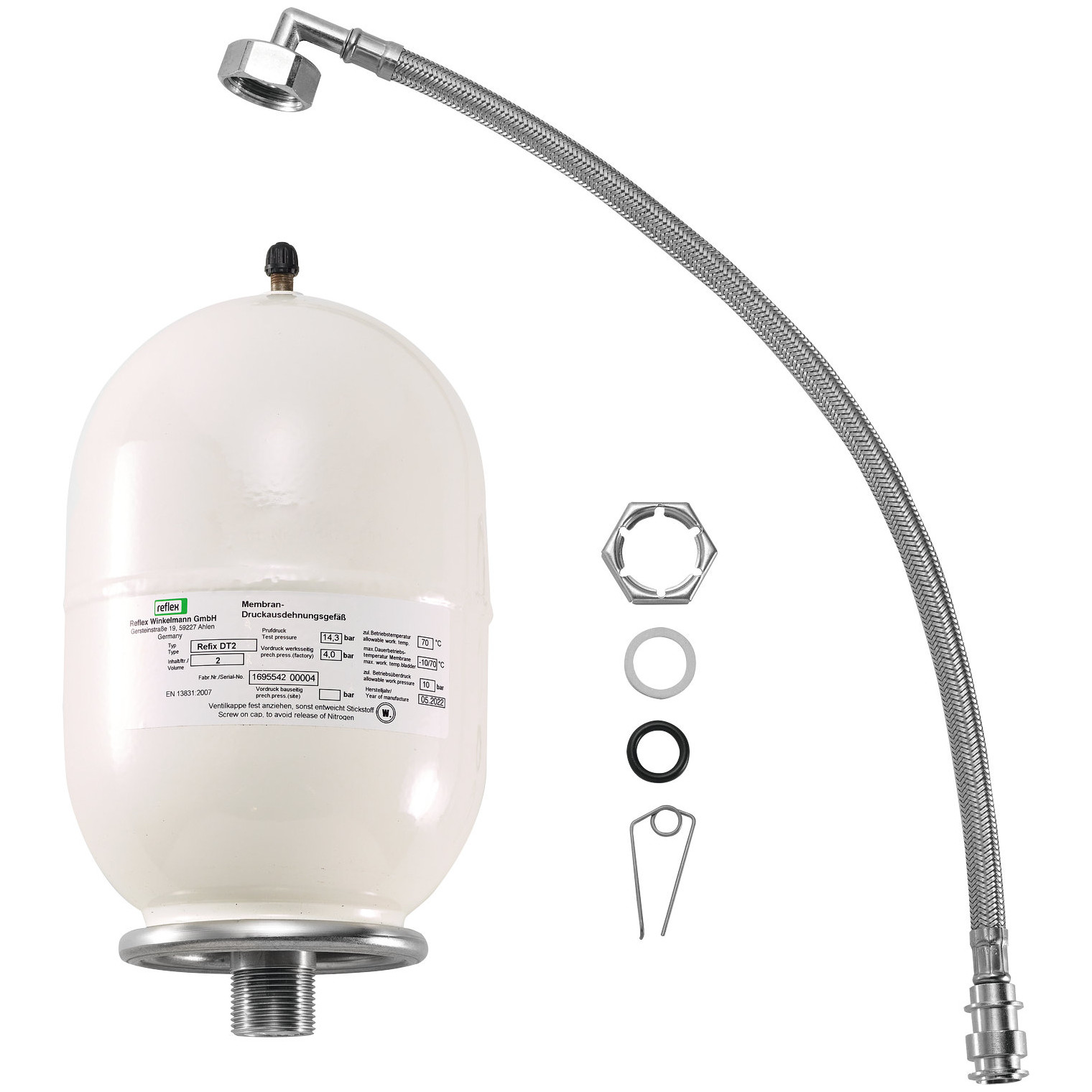 Bosch Trinkwasserausdehnungsgefäß IW-EVD2 2 Liter GC5700iWT Einbau 7716780455