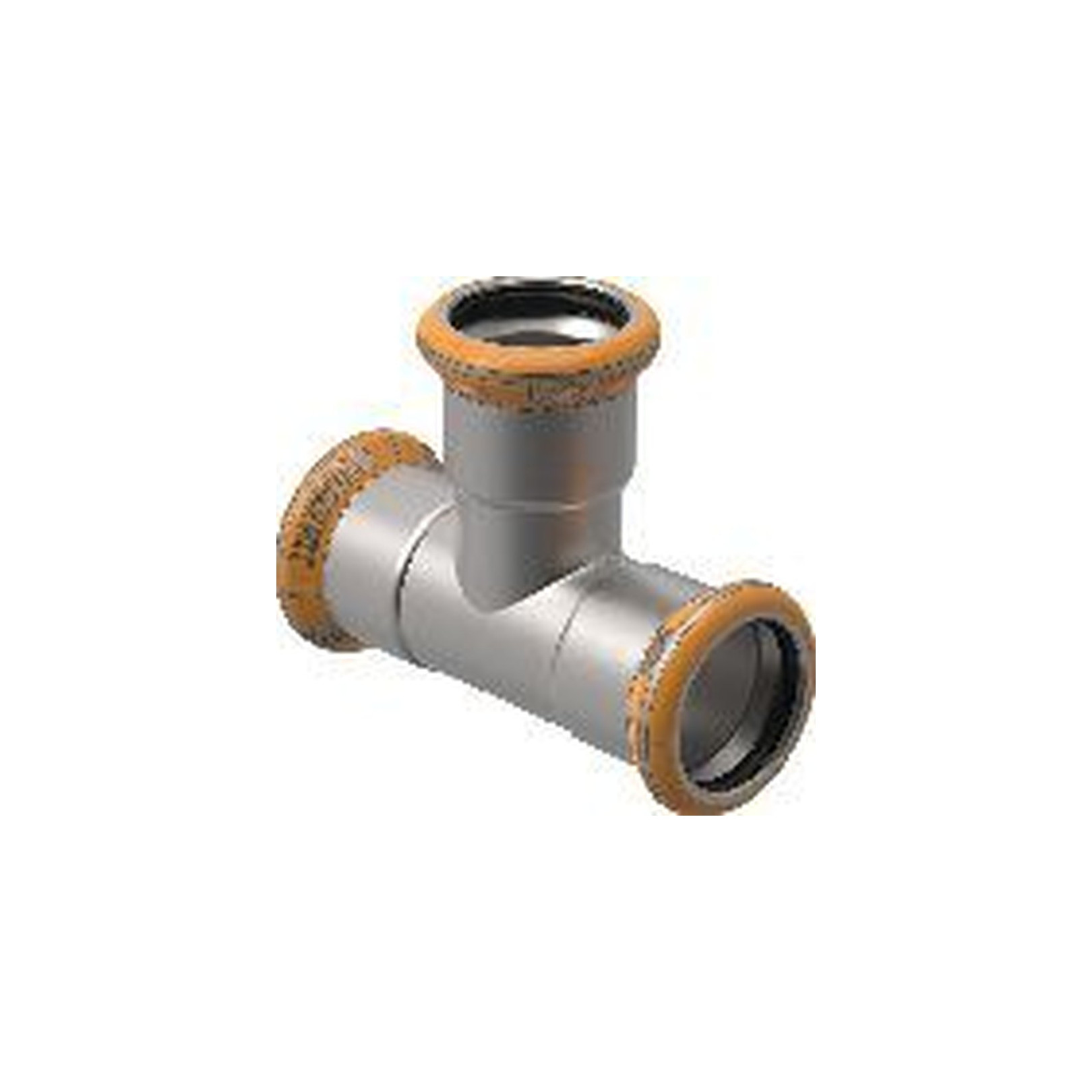 Geberit Mapress Therm T-Stück egal Edelstahl d35-35-35 Pressindikator 43006