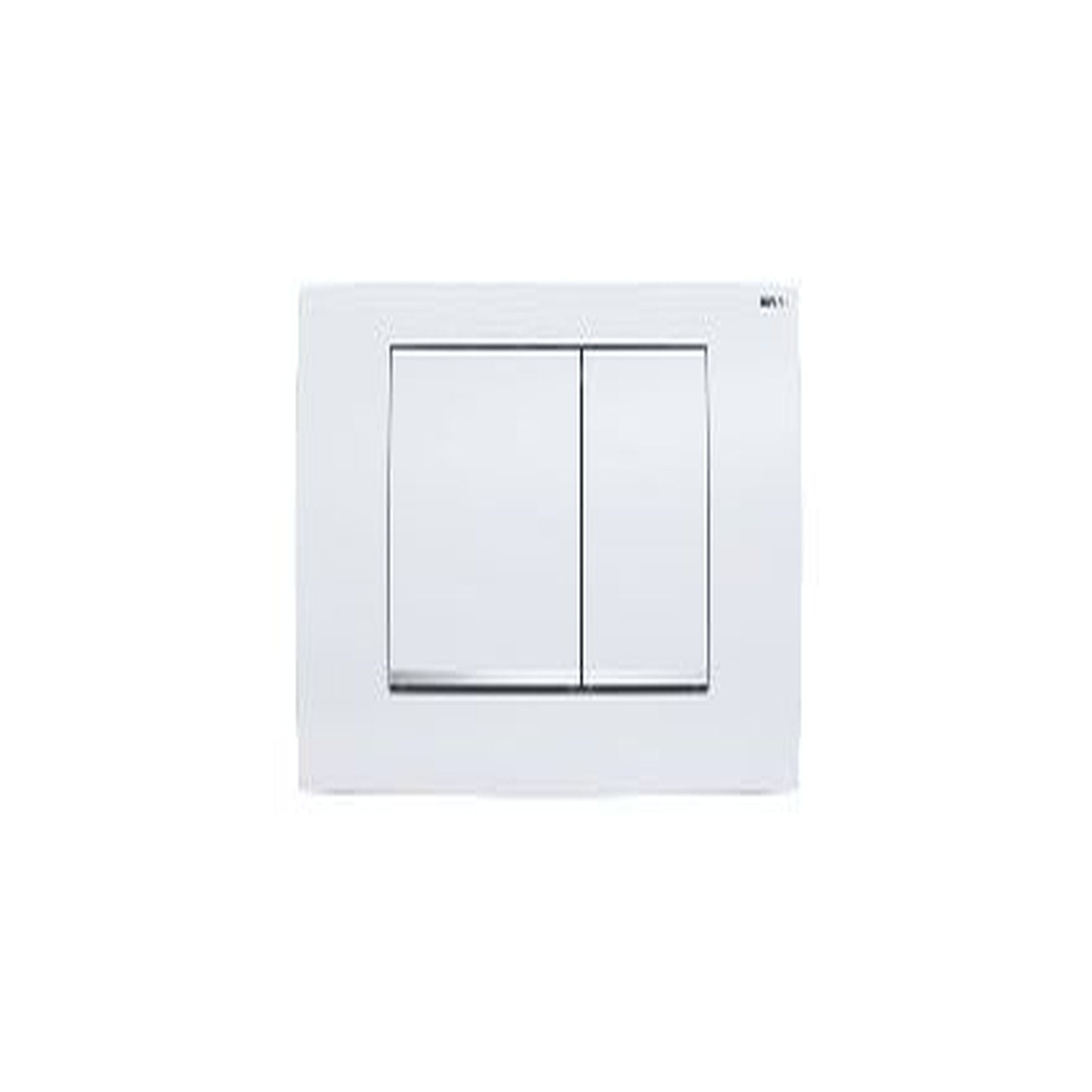 GEBERIT Betätigungsplatte Twinline30 2-Mengen-Spülung weiß Hochglanz Designstreifen Kunststoff 115899KJ1